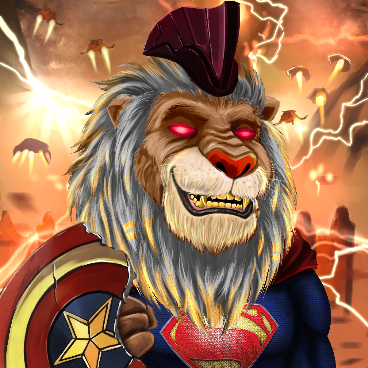 Lux Lion Generation 2 Superhero